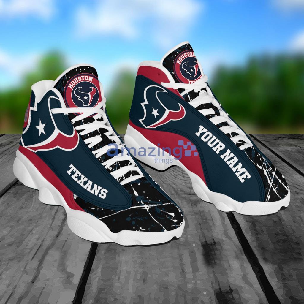 This Custom Air Jordan 13 Texans is an Automatic Touchdown