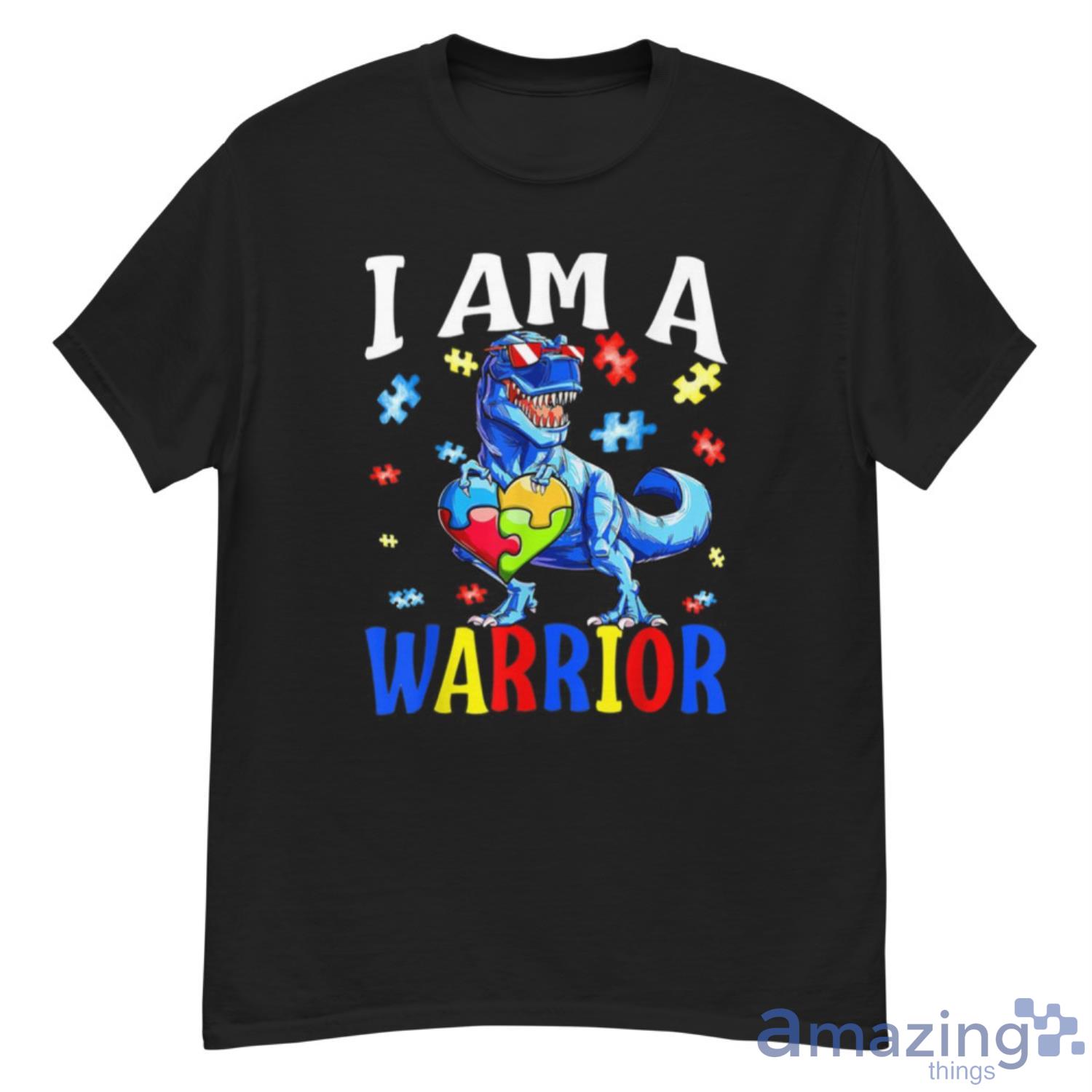 I Am A Warrior Autism Family Autism Awareness T Shirt - G500 Men’s Classic T-Shirt