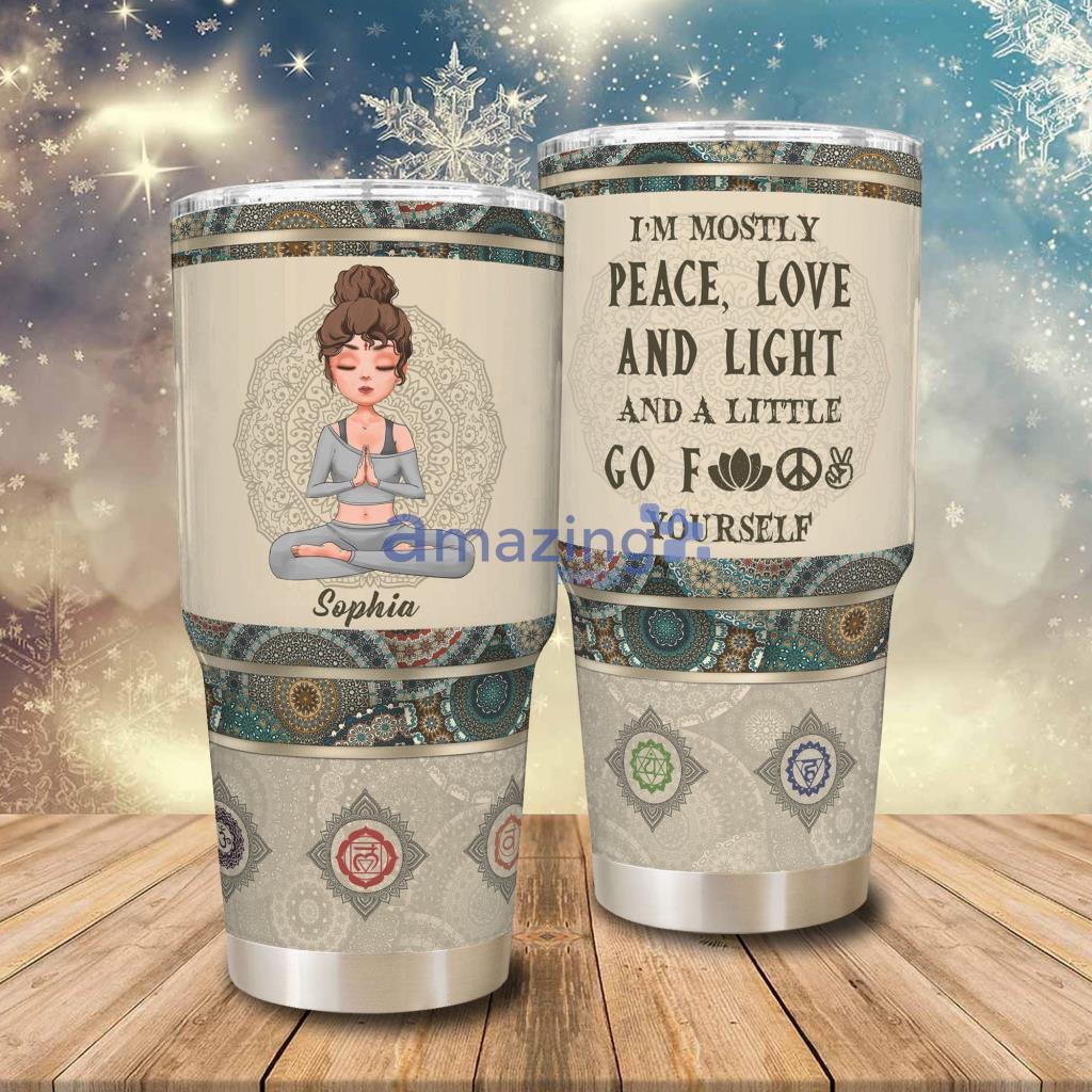 I'm Not Sugar And Spice New Version Personalized Tumbler Birthday Motivation Meditation Gift For Yoga Lovers - 180323-230638