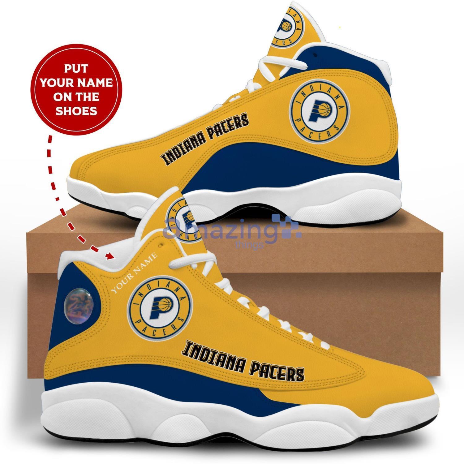 Indiana Pacers Personalizeds Sport Air Jordan 13 For Fans Gifts Product Photo 1