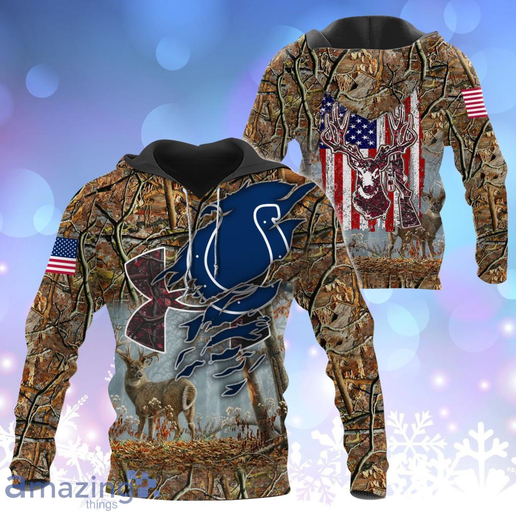 Indianapolis Colts NFL Special Camo Hunting Personalized Hoodie T