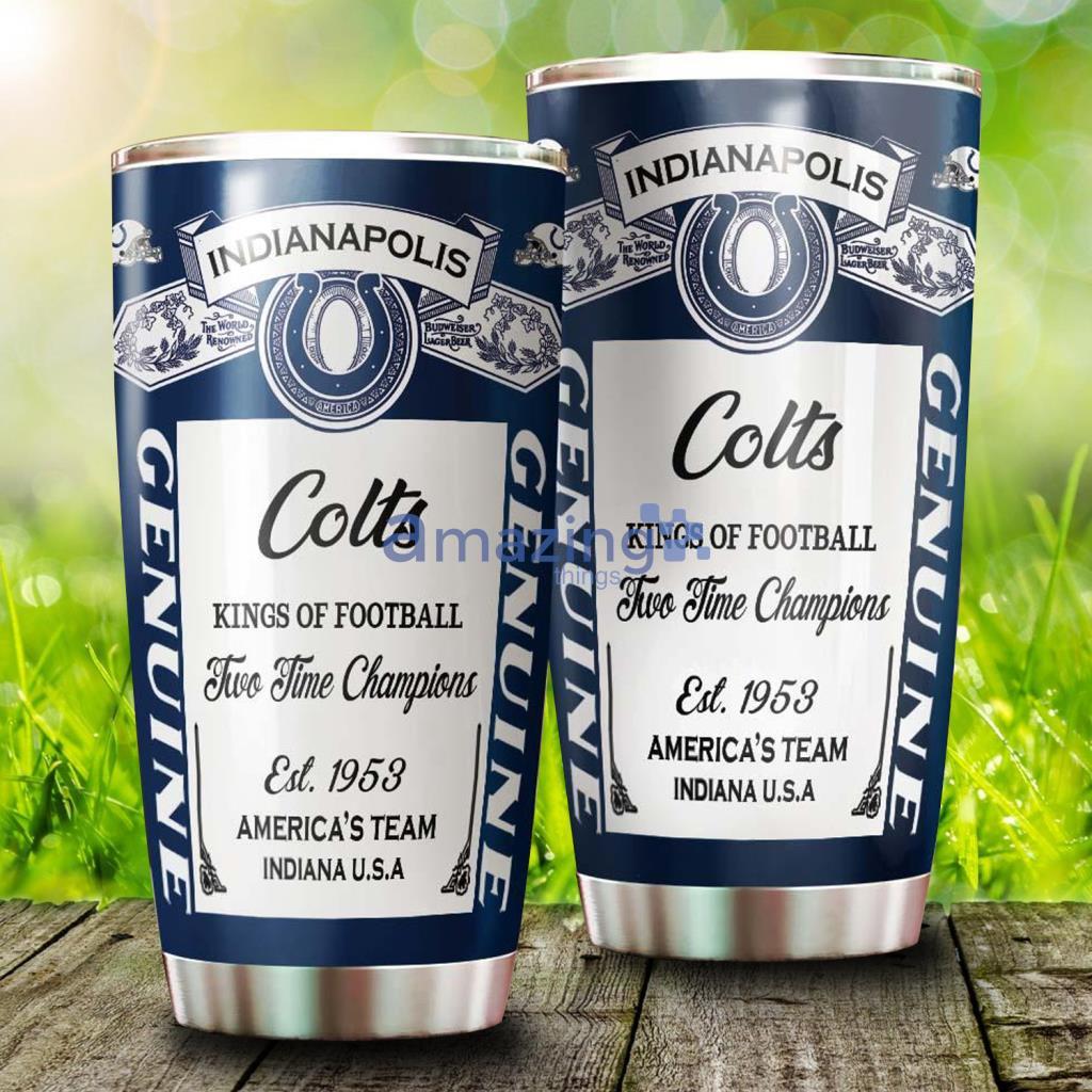 Indianapolis Colts NFL Team Color Insulated Stainless Steel Mug