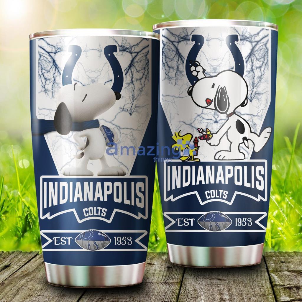 Indianapolis Colts Snoopy  Tumbler - 1