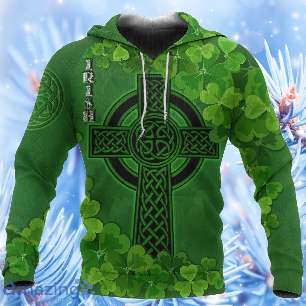 Irish St Patrick's Day Hoodie Over Print - Irish St Patrick's Day Hoodie Over Print  For Men & Women  HT5752