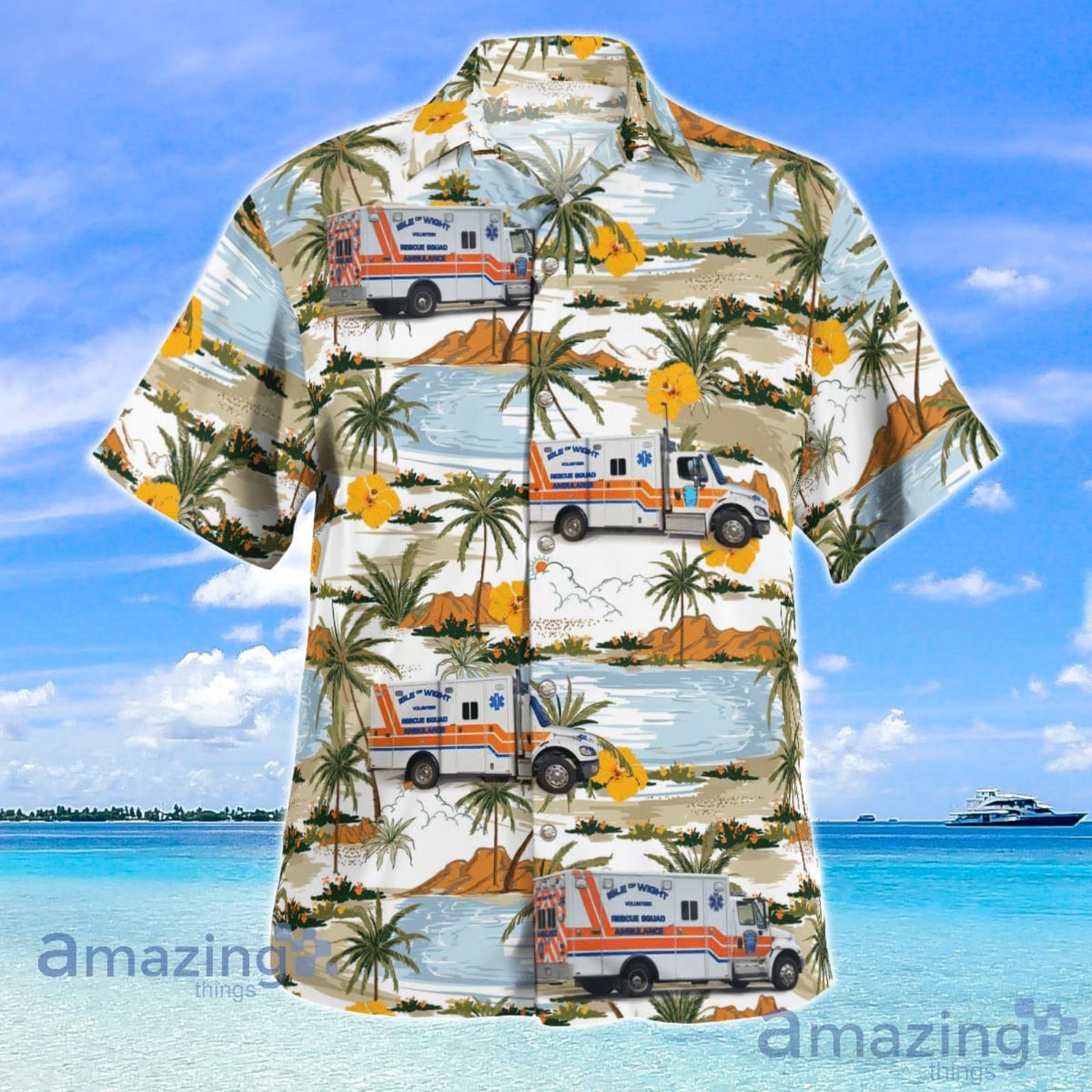 Isle of Wight Volunteer Rescue Squad Smithfield Virginia Hawaiian Shirt Summer Gift For Men And Women image Isle of Wight Volunteer Rescue Squad Smithfield Virginia Hawaiian Shirt Summer Gift For Men And Women Product Photo 2