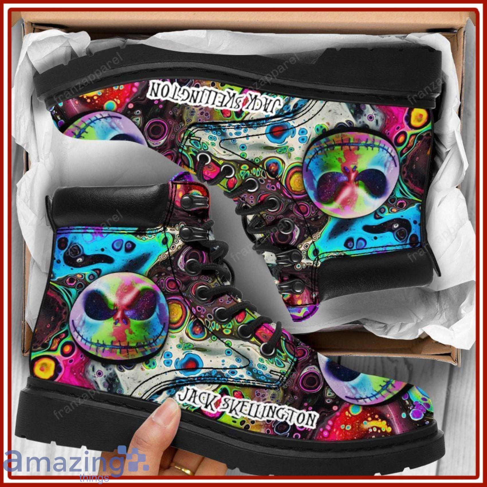 Jack Skellington Colorfull Timberland Boots Timboot Shoes Product Photo 1