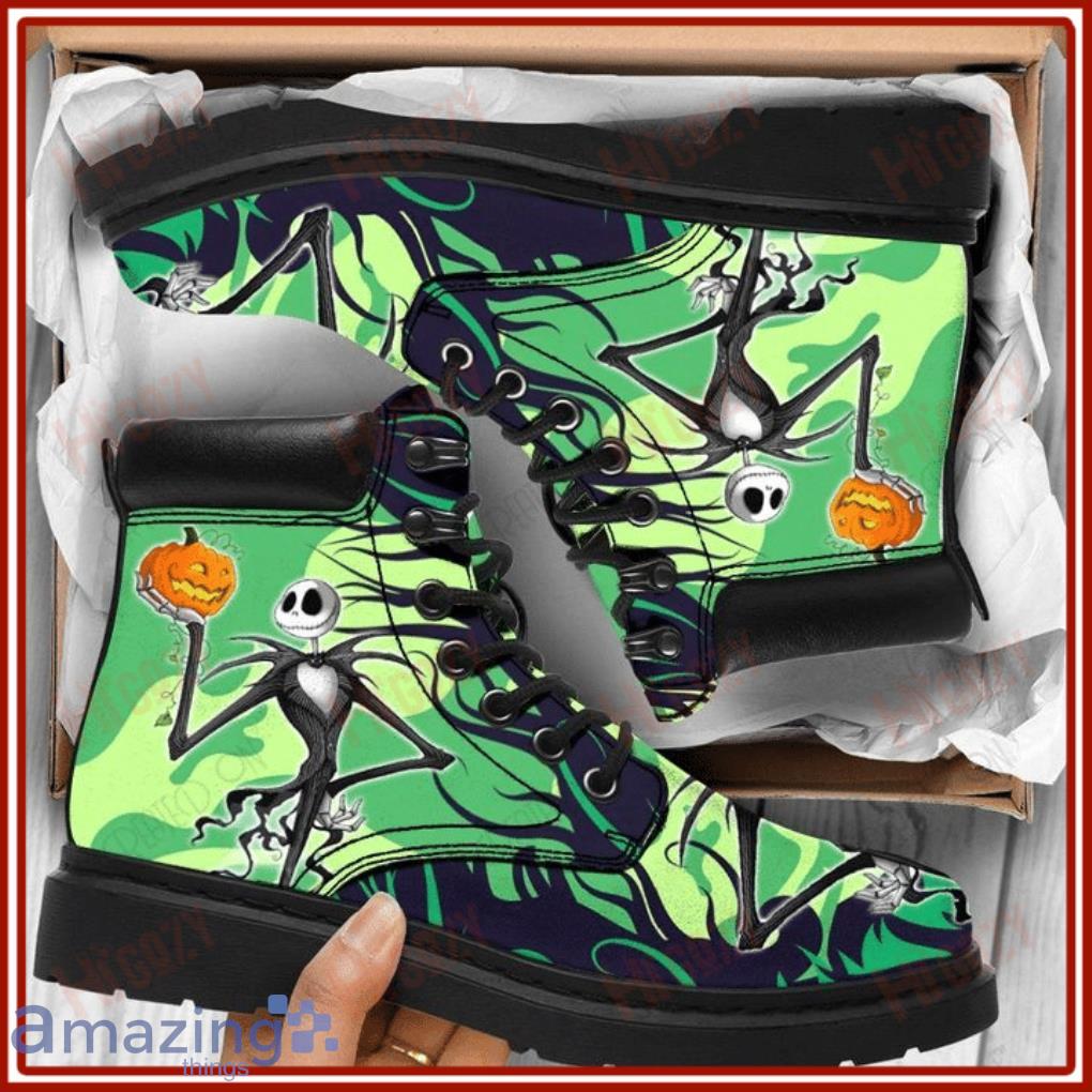 Jack Skellington Halloween Green Timboot Shoes Fashion Product Photo 1