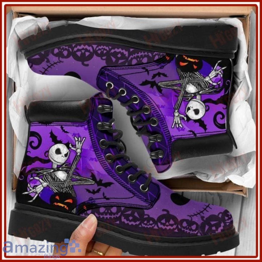 Jack Skellington Halloween Purple Timboot Shoes Fashion Product Photo 1