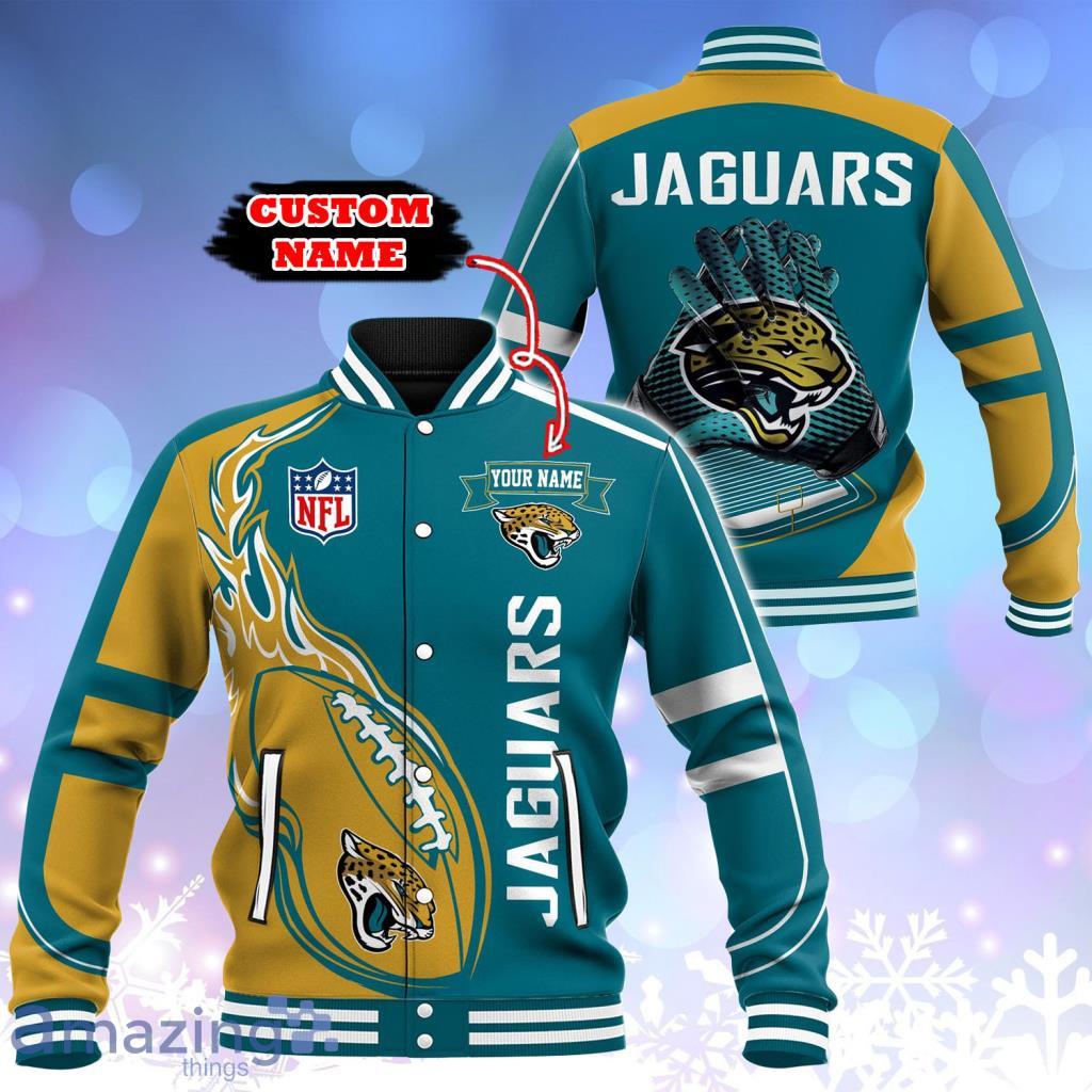 Personalized Name Jacksonville Jaguars NFL Number 3D Baseball