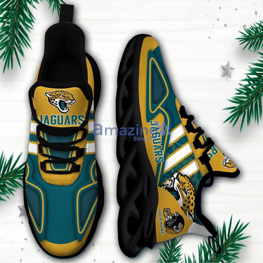 Jacksonville Jaguars NFL Custom Name Football Max Soul Shoes For Fans - Jacksonville Jaguars NFL Custom Name Football Max Soul Shoes For Fans