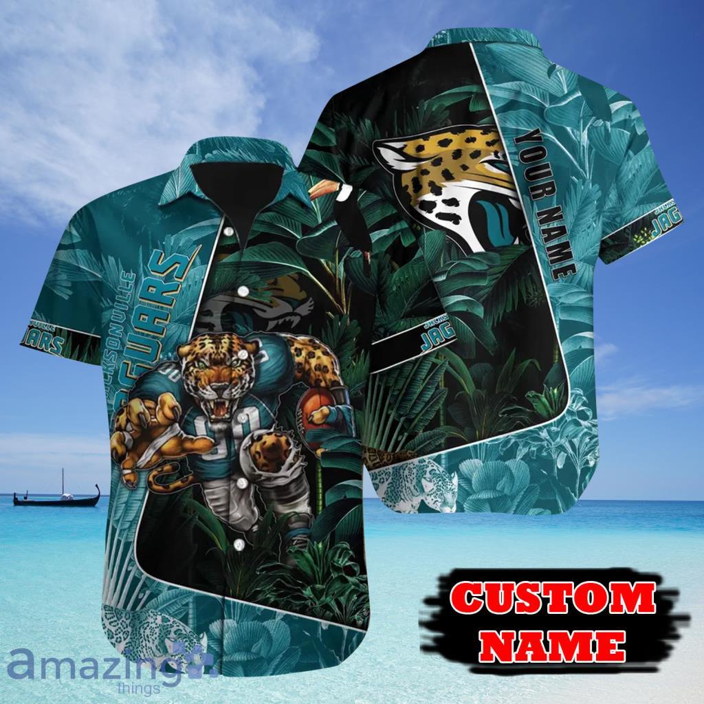 Custom Name Jacksonville Jaguars Hawaiian Shirts tropical island