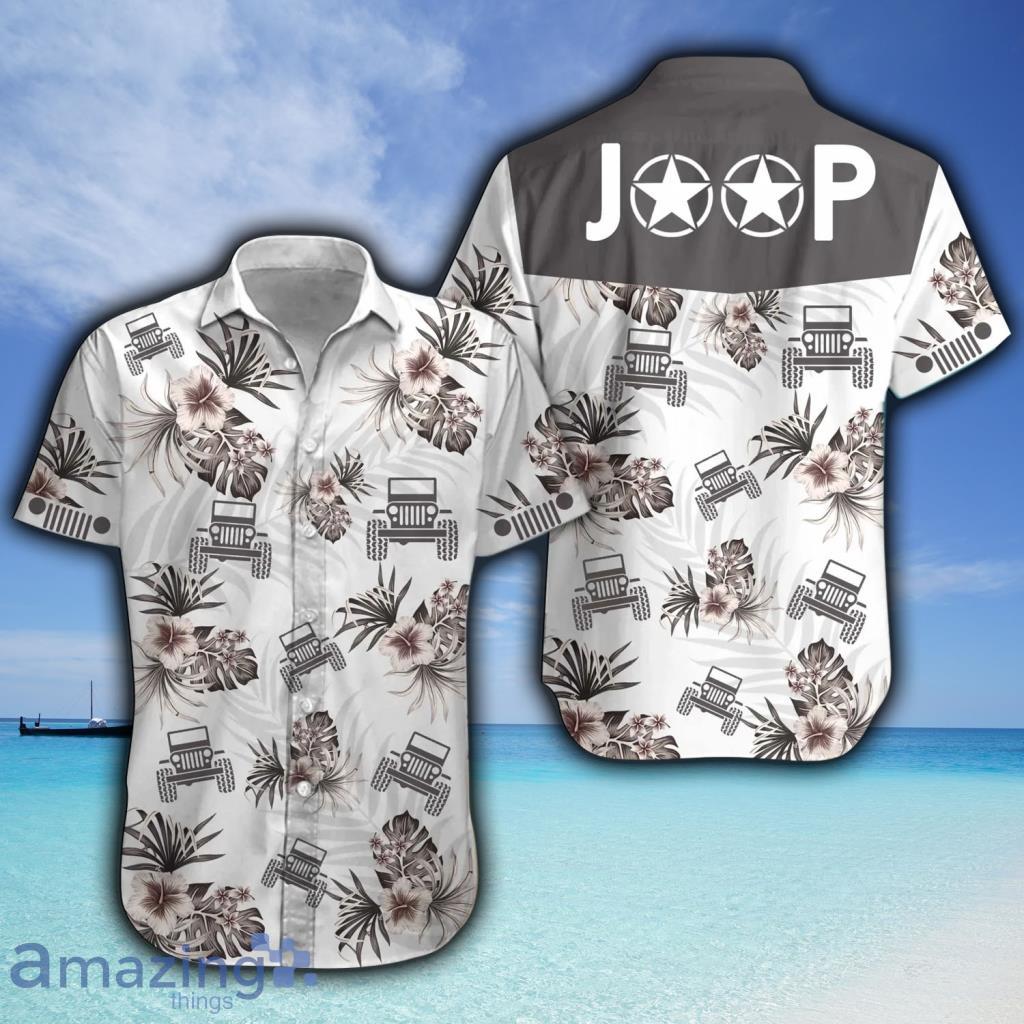 Jeep Hibiscus Tropical Hawaiian Shirt - Jeep Hibiscus Tropical Hawaiian Shirt