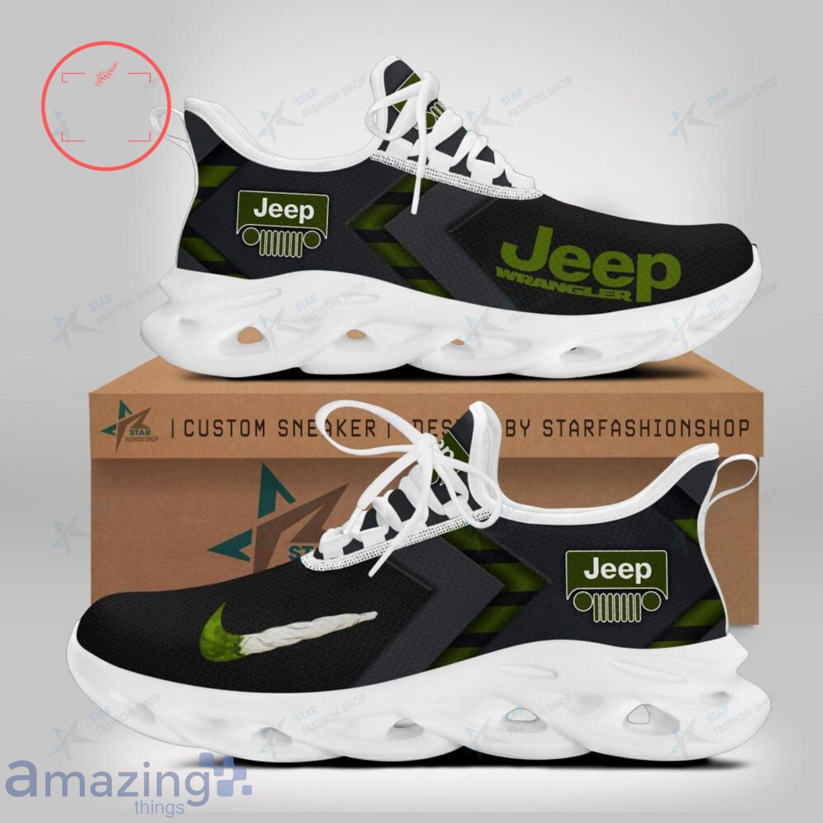 Jeep Max Soul Shoes Running Sneaker For Fans Product Photo 1