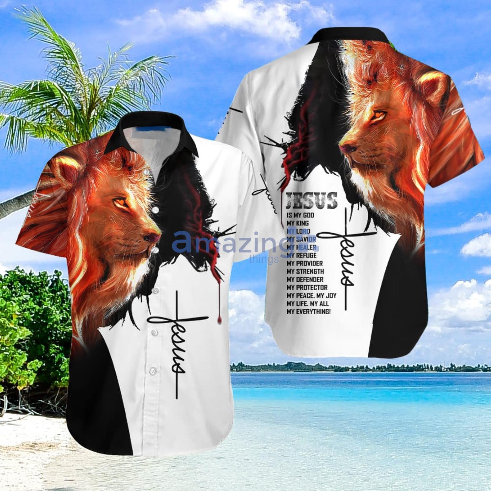Jesus Aloha Hawaiian Shirt Summer Gift For Men And Women Product Photo 1