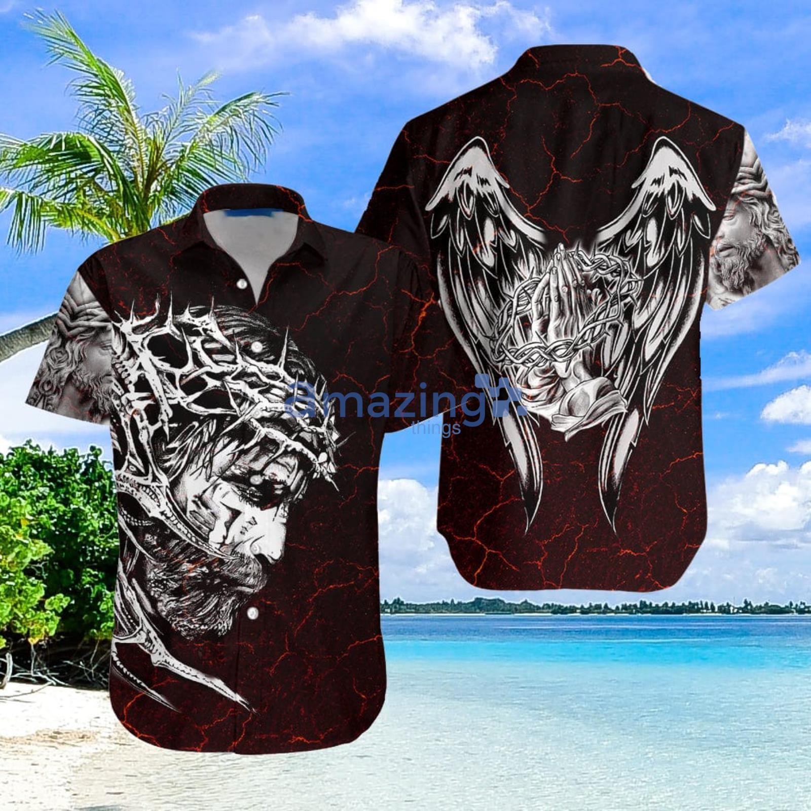 Jesus Christ Aloha Hawaiian Shirt Summer Gift For Men And Women Product Photo 1