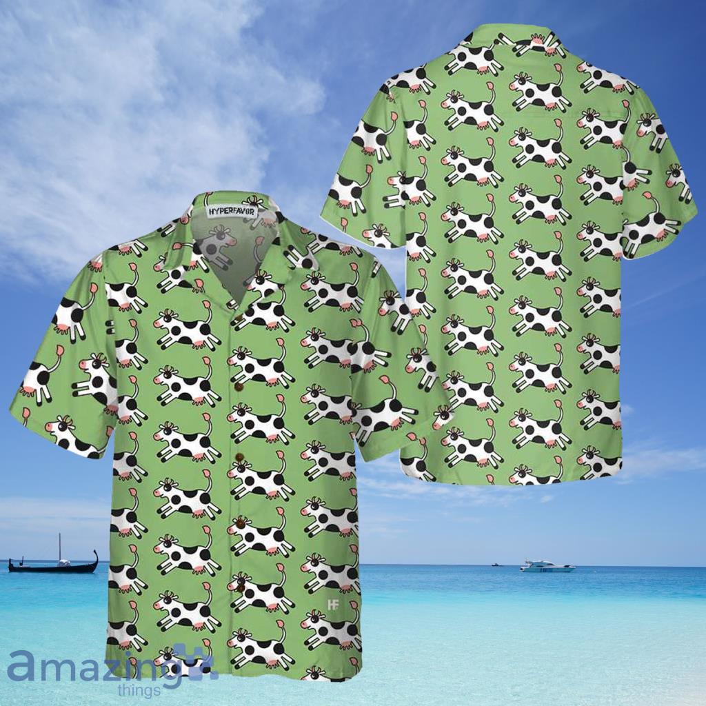 Jumping Cow Hawaiian Shirt - Jumping Cow Hawaiian Shirt