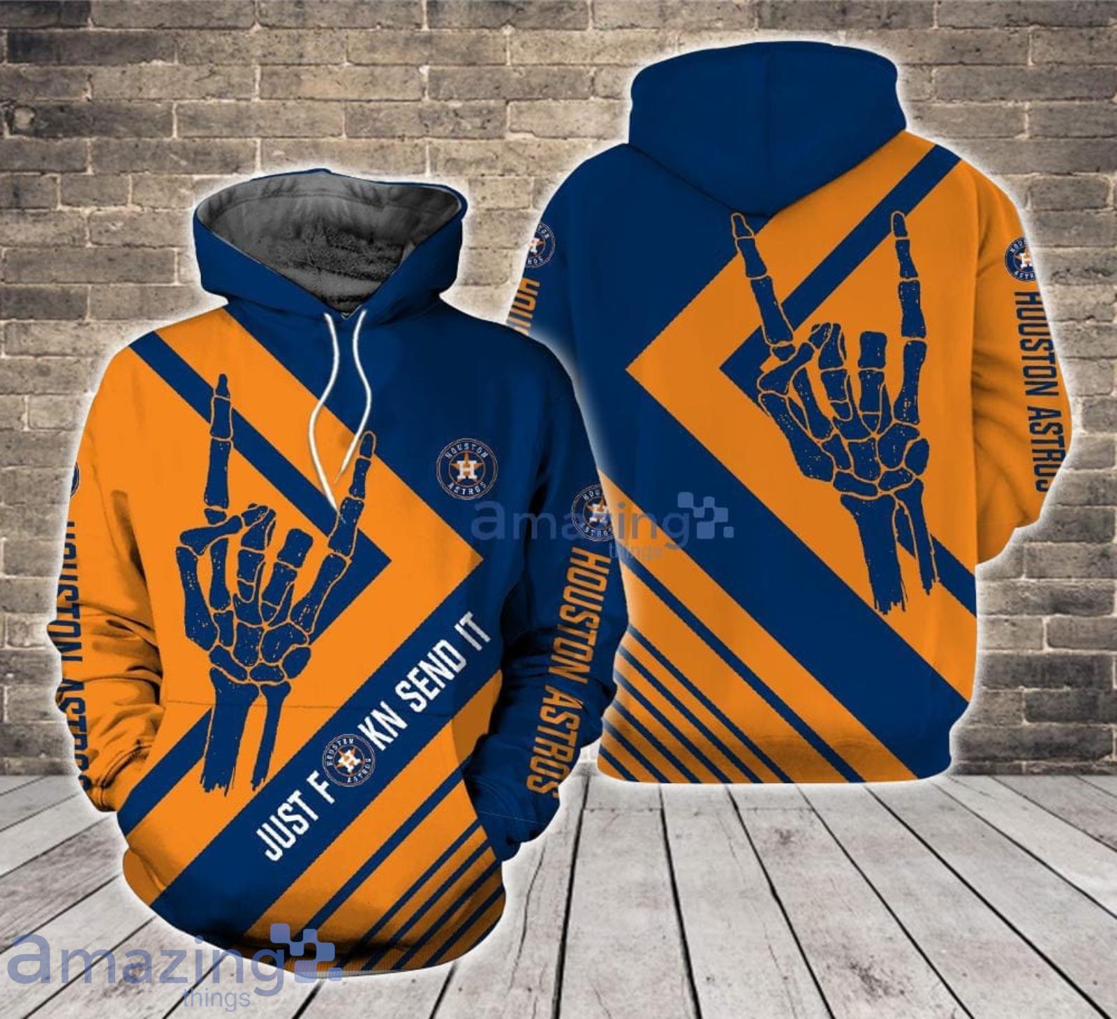 Just send it Houston Astros 3D Hoodie For Fans Product Photo 1