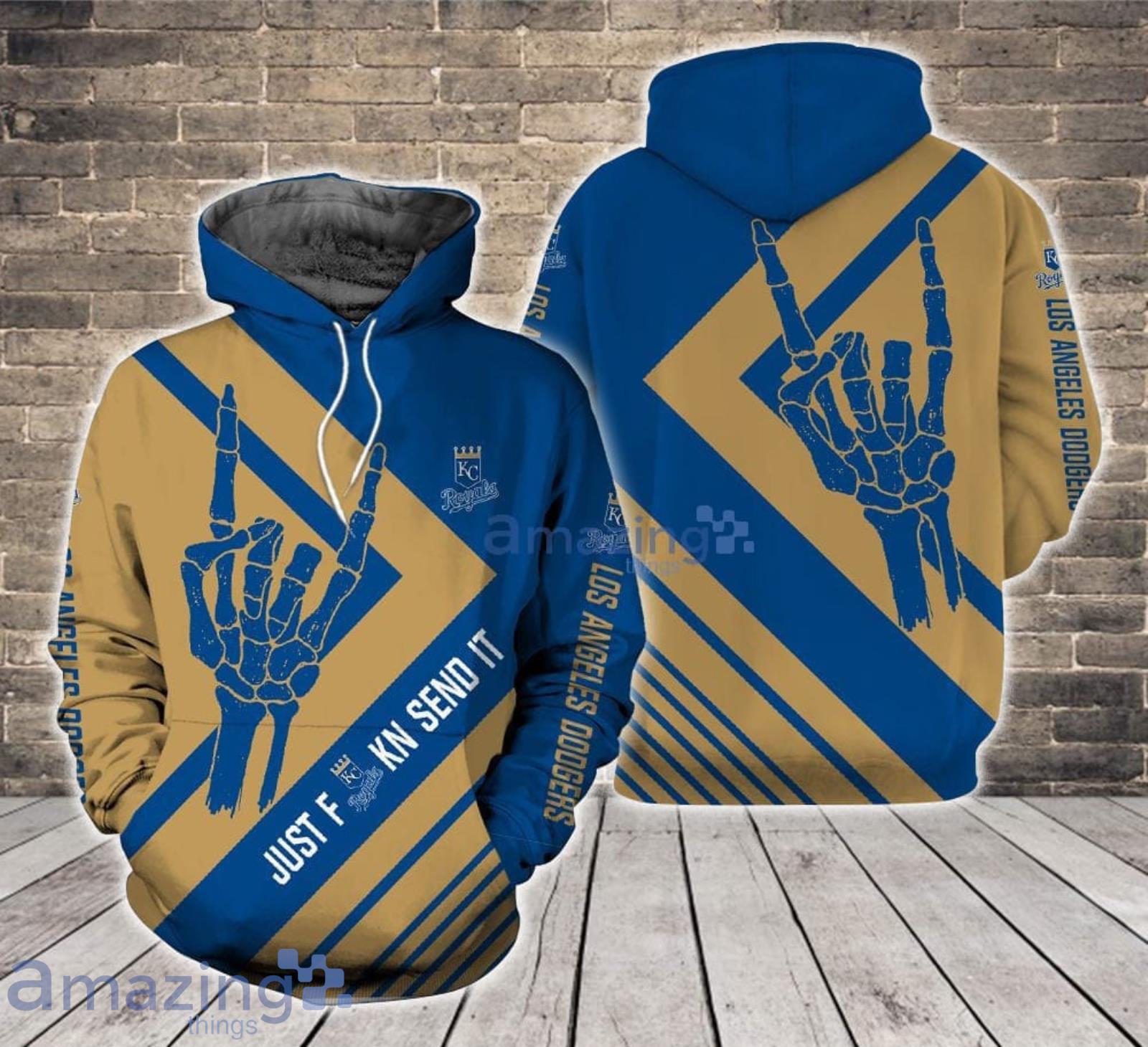 Just send it Kansas City Royals 3D Hoodie For Fans Product Photo 1