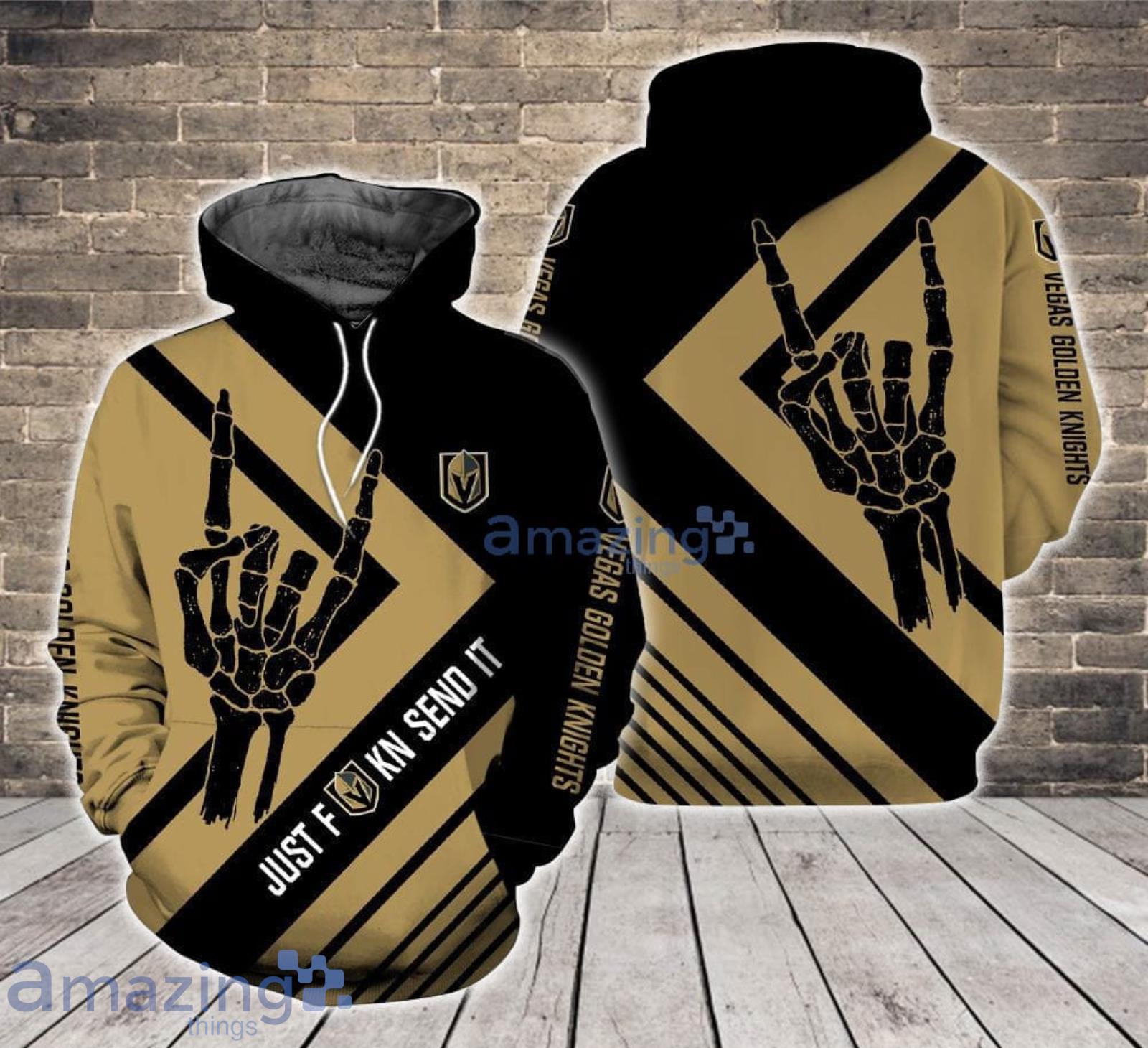 Just send it Vegas Golden Knights 3D Hoodie For Fans Product Photo 1