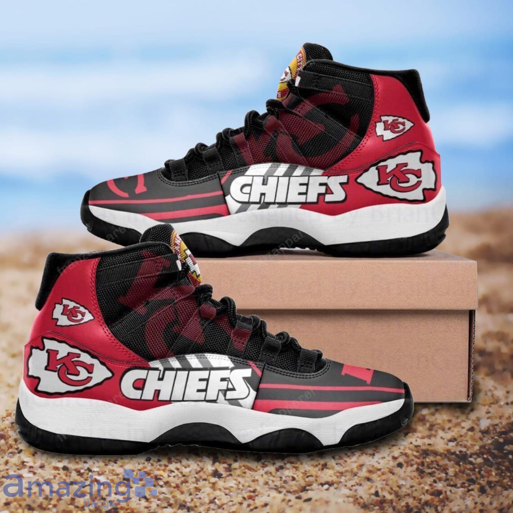 Kansas City Chiefs Logo Air Jordan 11 Sneakers Shoes