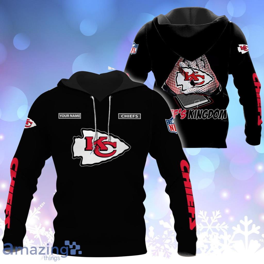 Kansas City Chiefs NFL Gloves Personalized Your Name Hoodie 3D All Over Print - Kansas City Chiefs NFL Gloves Personalized Your Name Hoodie 3D All Over Print