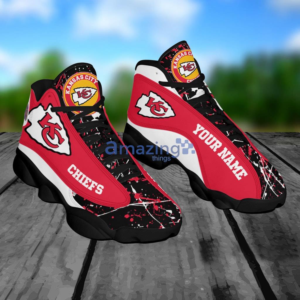 Kansas City Chiefs Air Jordan 13 Sneakers Nfl Custom Sport Shoes -  Freedomdesign