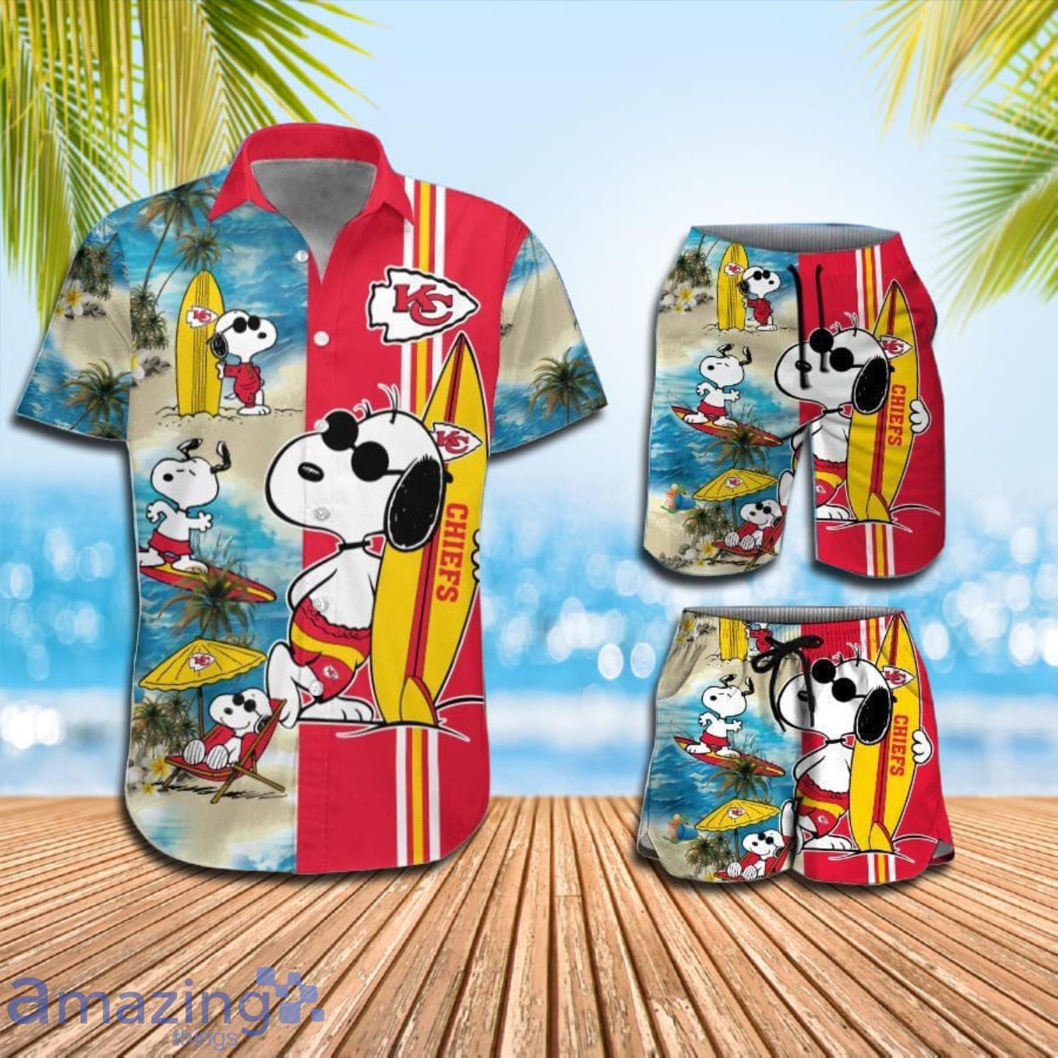 Cute Snoopy Kansas City Chiefs Snoopy Lover Hawaiian Shirt Summer