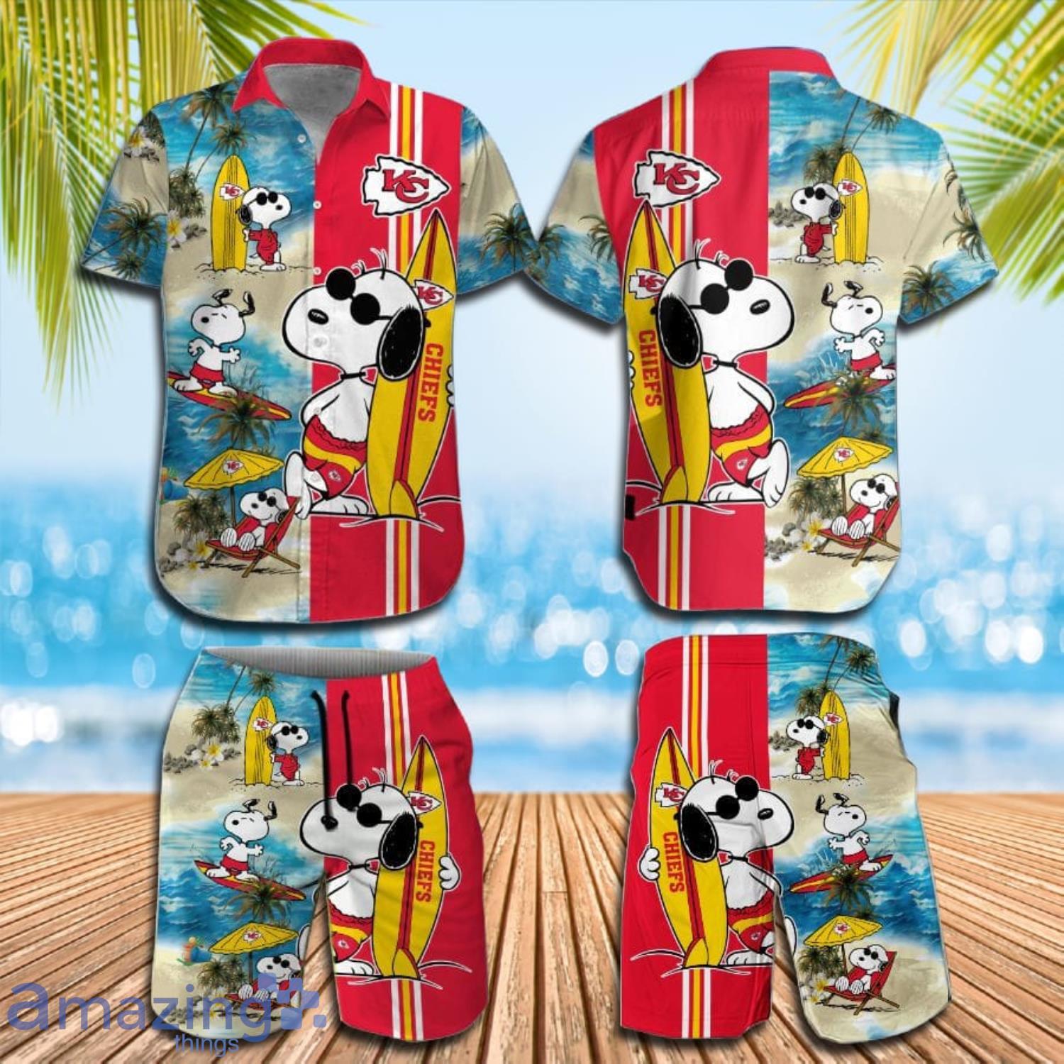 Cute Snoopy Kansas City Chiefs Snoopy Lover Hawaiian Shirt Summer