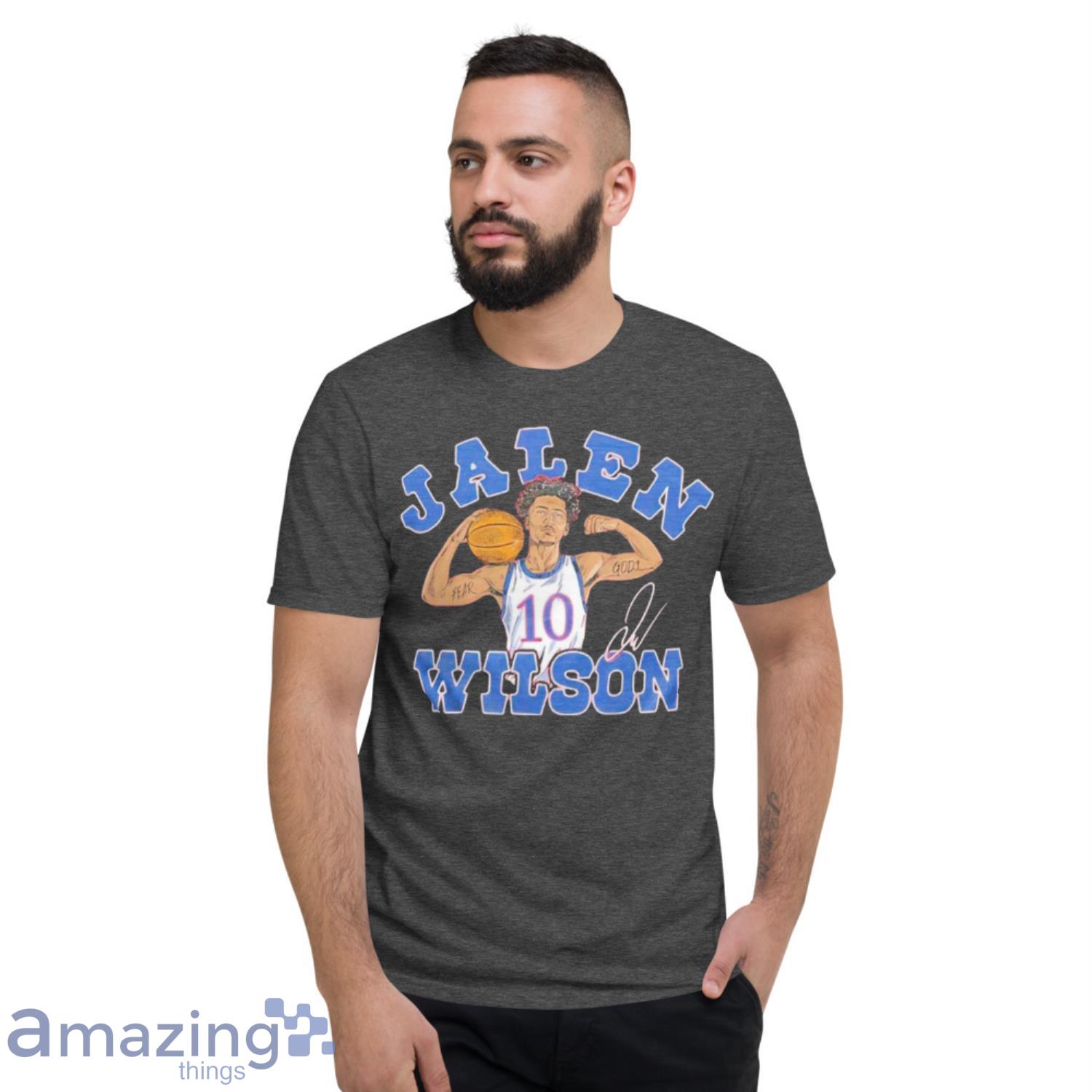 Kansas Jayhawks Jalen Wilson T shirt image Kansas Jayhawks Jalen Wilson T-shirt Product Photo 3