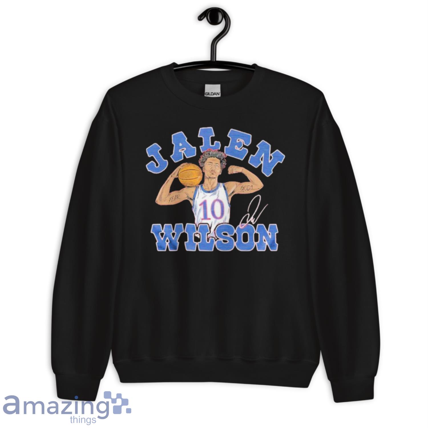 Kansas Jayhawks Jalen Wilson T shirt image Kansas Jayhawks Jalen Wilson T-shirt Product Photo 6