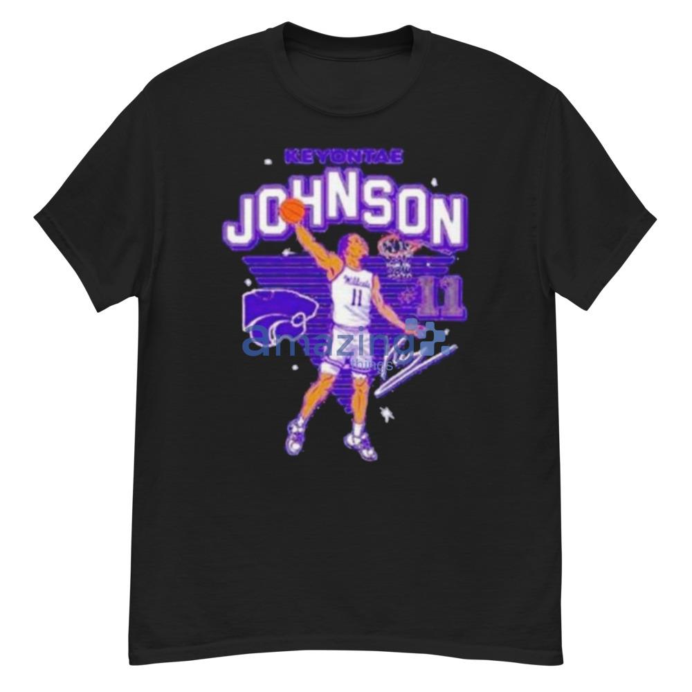 Keyontae Johnson K State Wildcats Caricature T-Shirt For Men And Women - G500 Men’s Classic T-Shirt