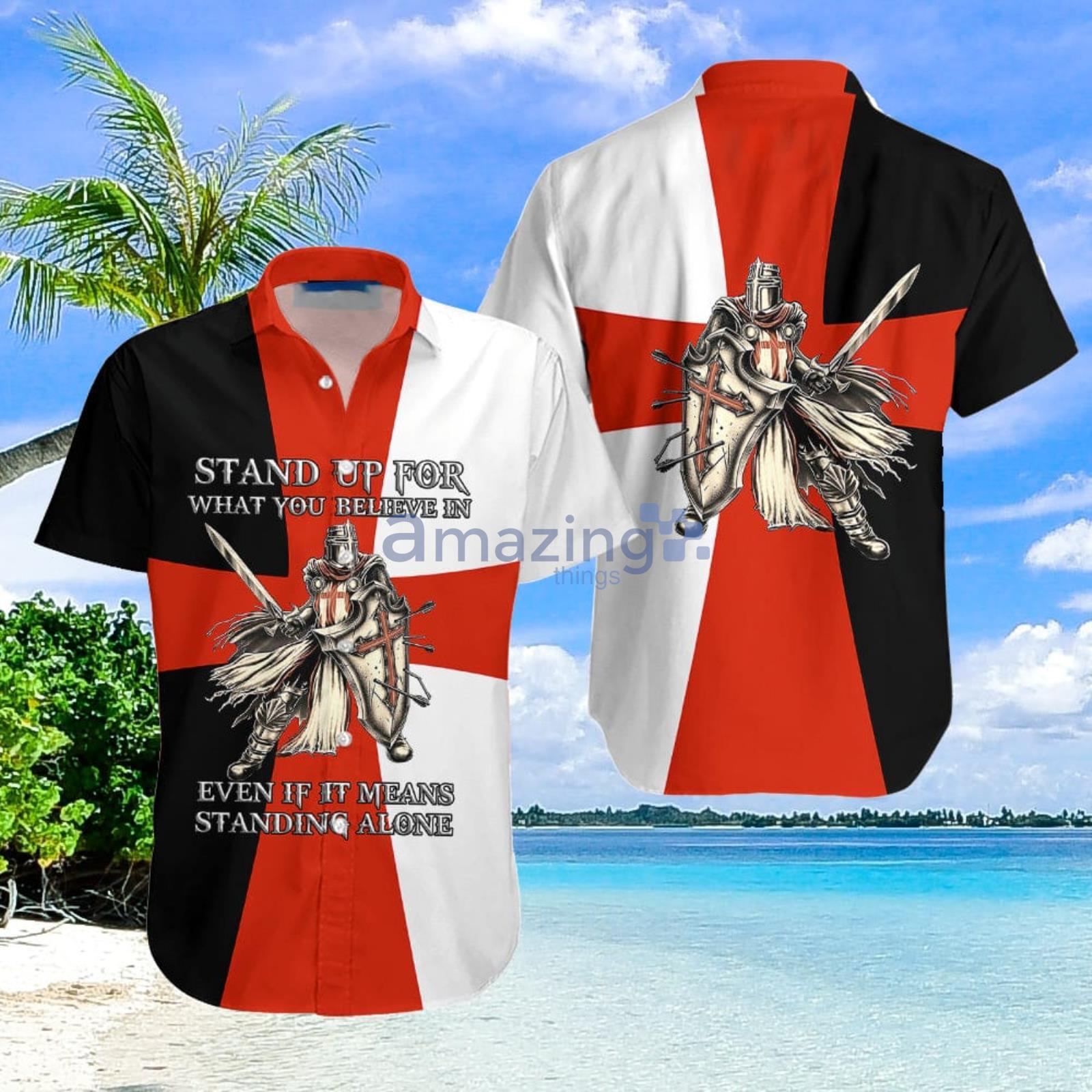 Knights Templar Aloha Hawaiian Shirt Summer Gift For Men And Women Product Photo 1
