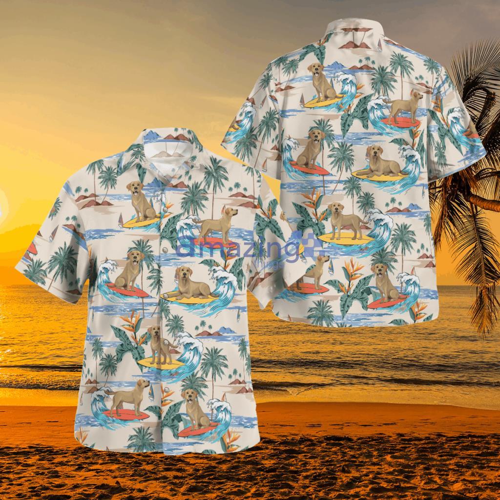 Labrador Retriever Surfing Beach Hawaiian Shirt - BBTT0203BG03 Labrador Retriever Surfing Beach Hawaiian Shirt
