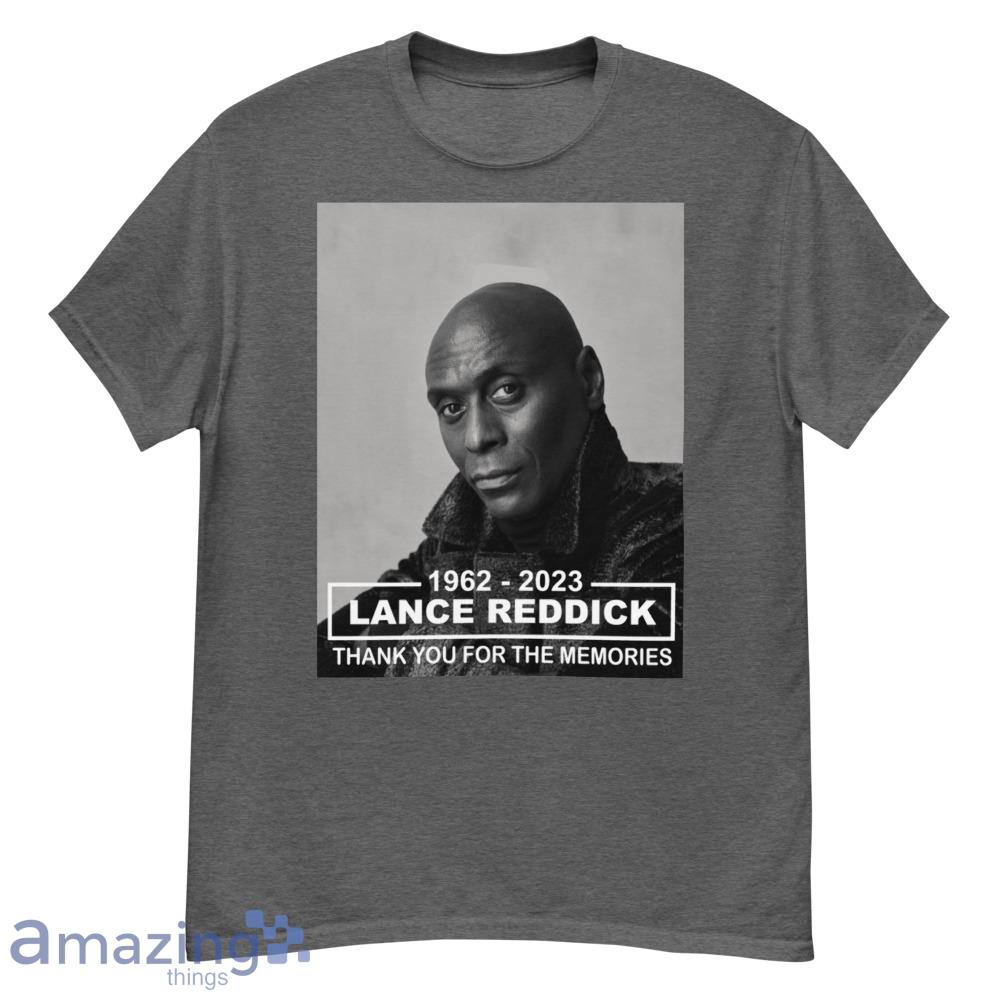 Lance Reddick 1962 2023 Thank You For The Memories Shirt - G500 Men’s Classic T-Shirt-1