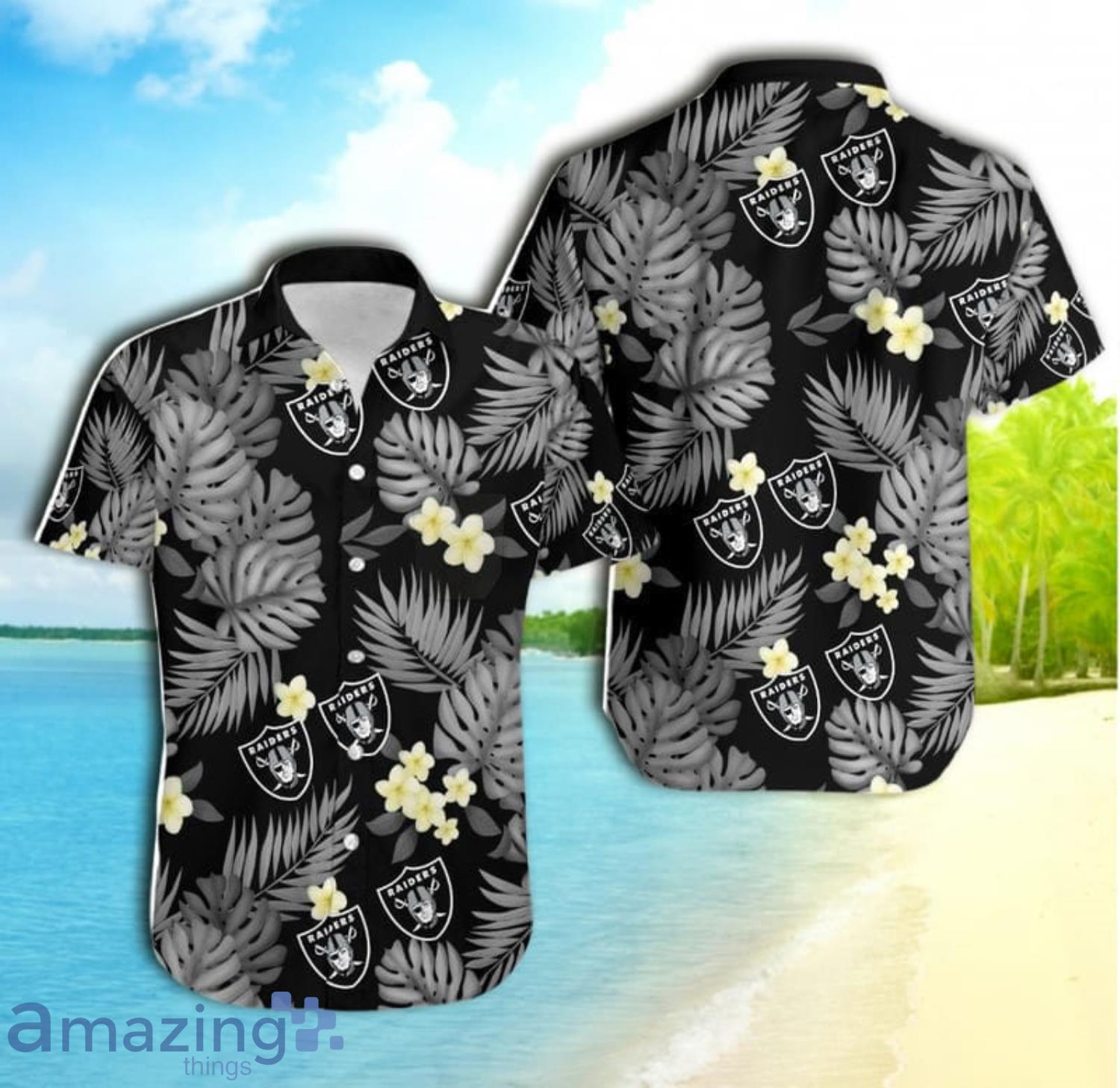 Las Vegas Raiders NFL Gift For Fan Hawaiian Graphic Print Short Sleeve