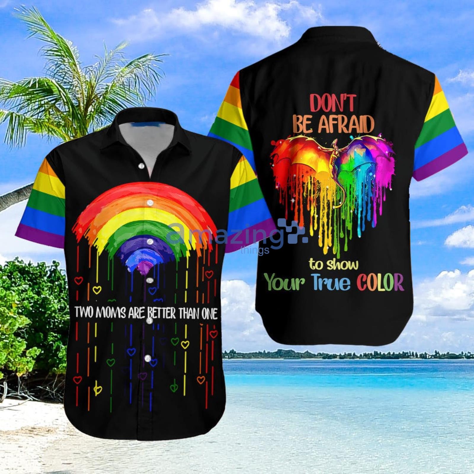 LGBT Aloha Hawaiian Shirt Summer Gift For Men And Women Product Photo 1