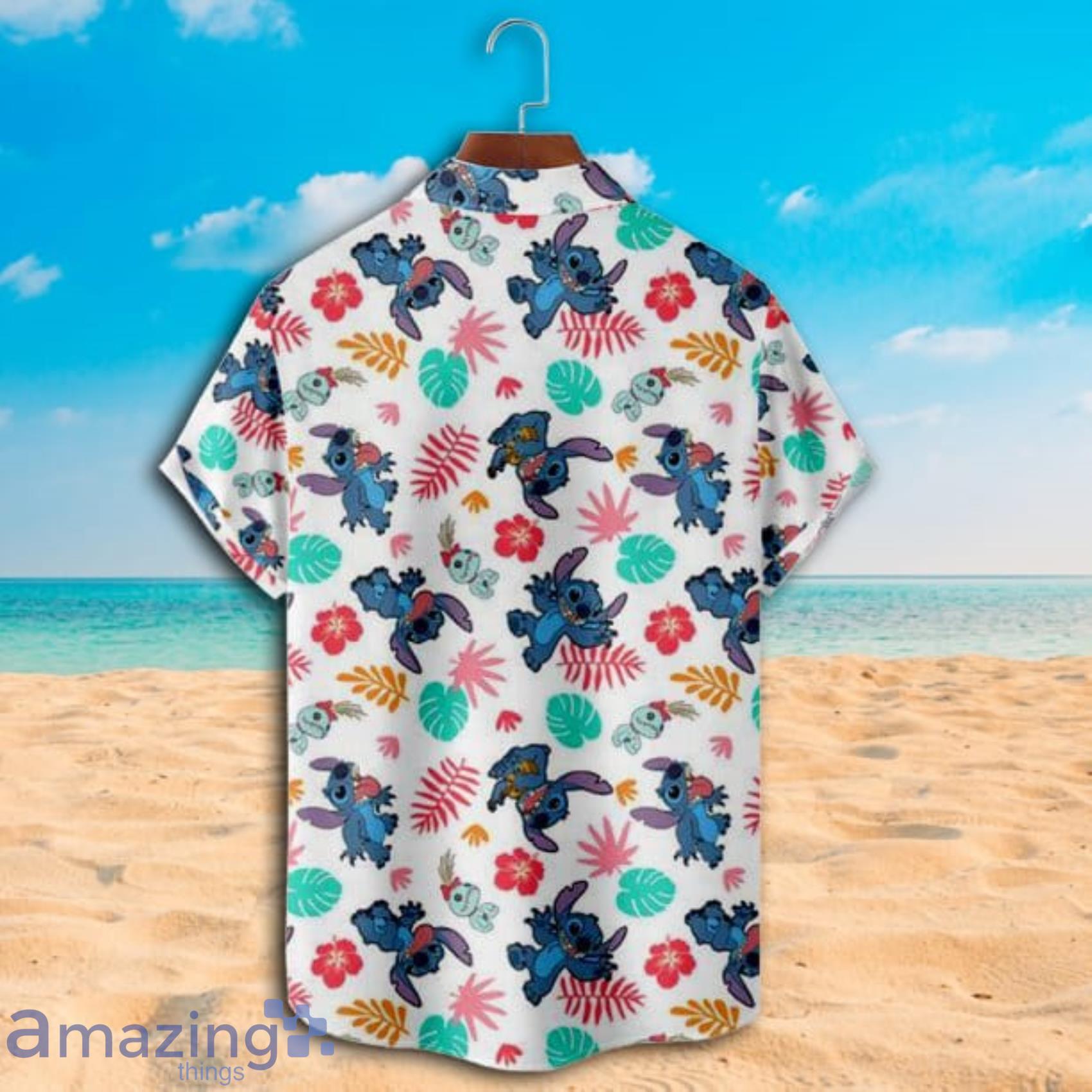 Lilo & Stitch Summer Tropical Stitch Hibiscus Hawaiian Shirt