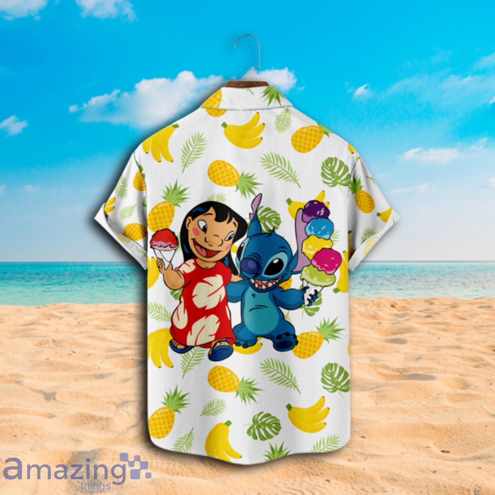 Lilo & Stitch Birthday Lovely Short Sleeve Hawaiian Shirt For Men And Women Product Photo 1