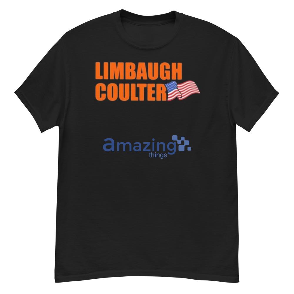 Limbaugh Coulter America USA Flag T-Shirt For Men And Women - G500 Men’s Classic T-Shirt