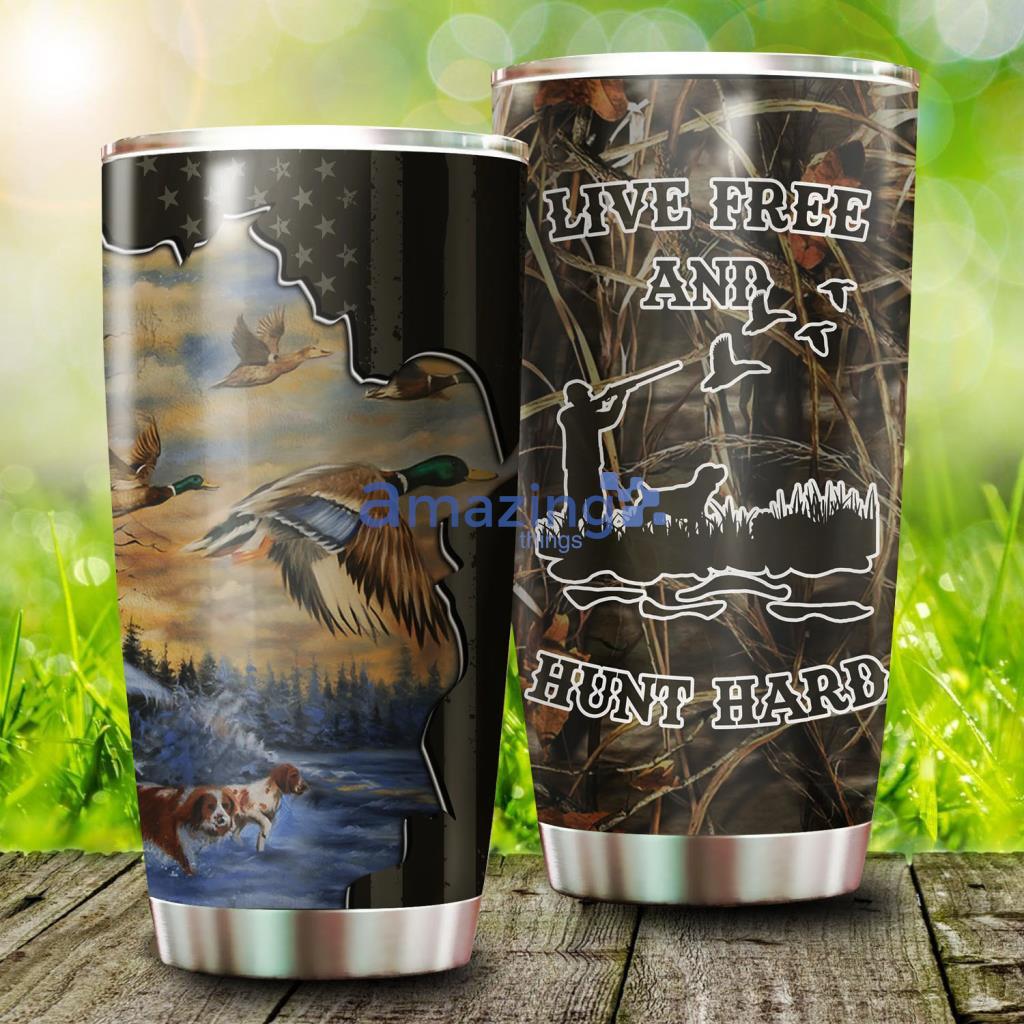 Personalized Goose Hunting Cup Tumbler, Duck Hunting Tumbler