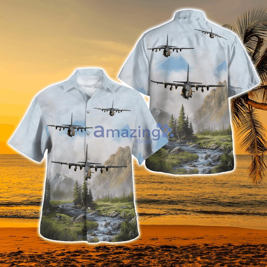 Lockheed AC-13 Hawaiian Shirt - Lockheed AC-13 Hawaiian Shirt KTQD0108BG07
