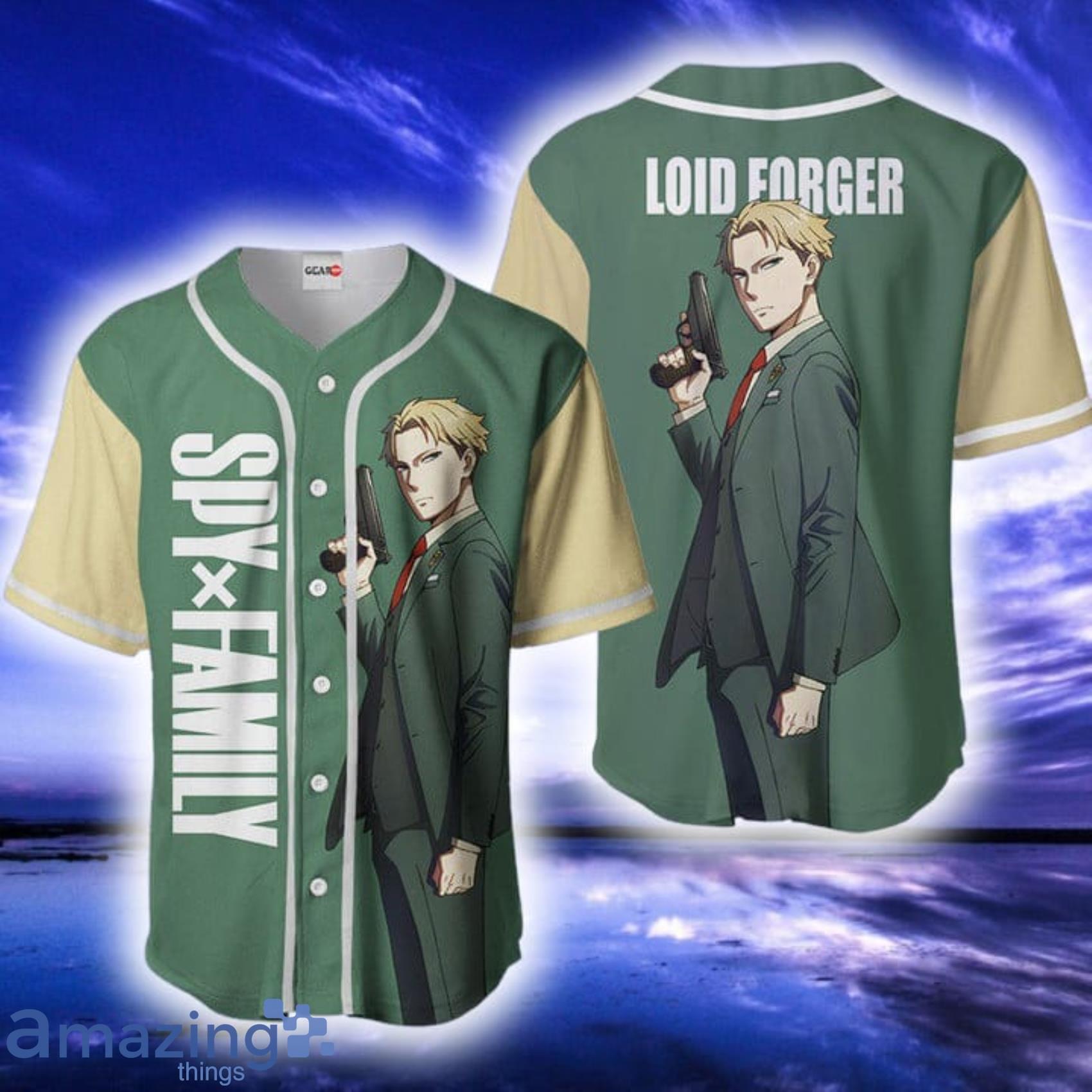 Loid Forger SpyxFamily Movies Full Print Baseball Jersey Shirt Product Photo 1