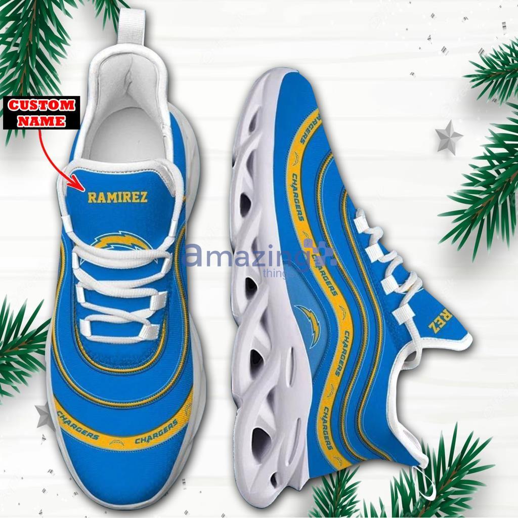 Los Angeles Chargers NFL Blue Color Max Soul Shoes