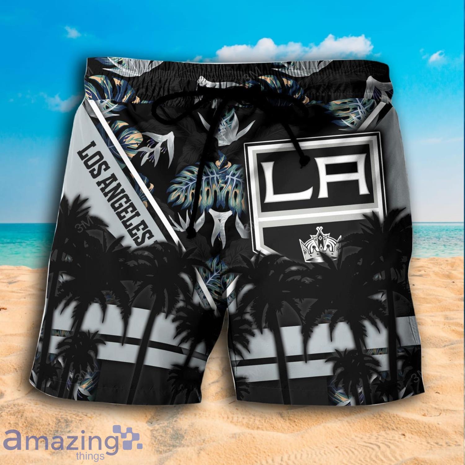 Los Angeles Kings Nhl Mens Hawaiian Shirt & Short