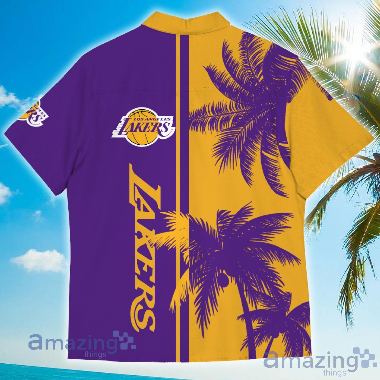 Los Angeles Lakers Retro Hawaiian Shirt For Men And Women Gift