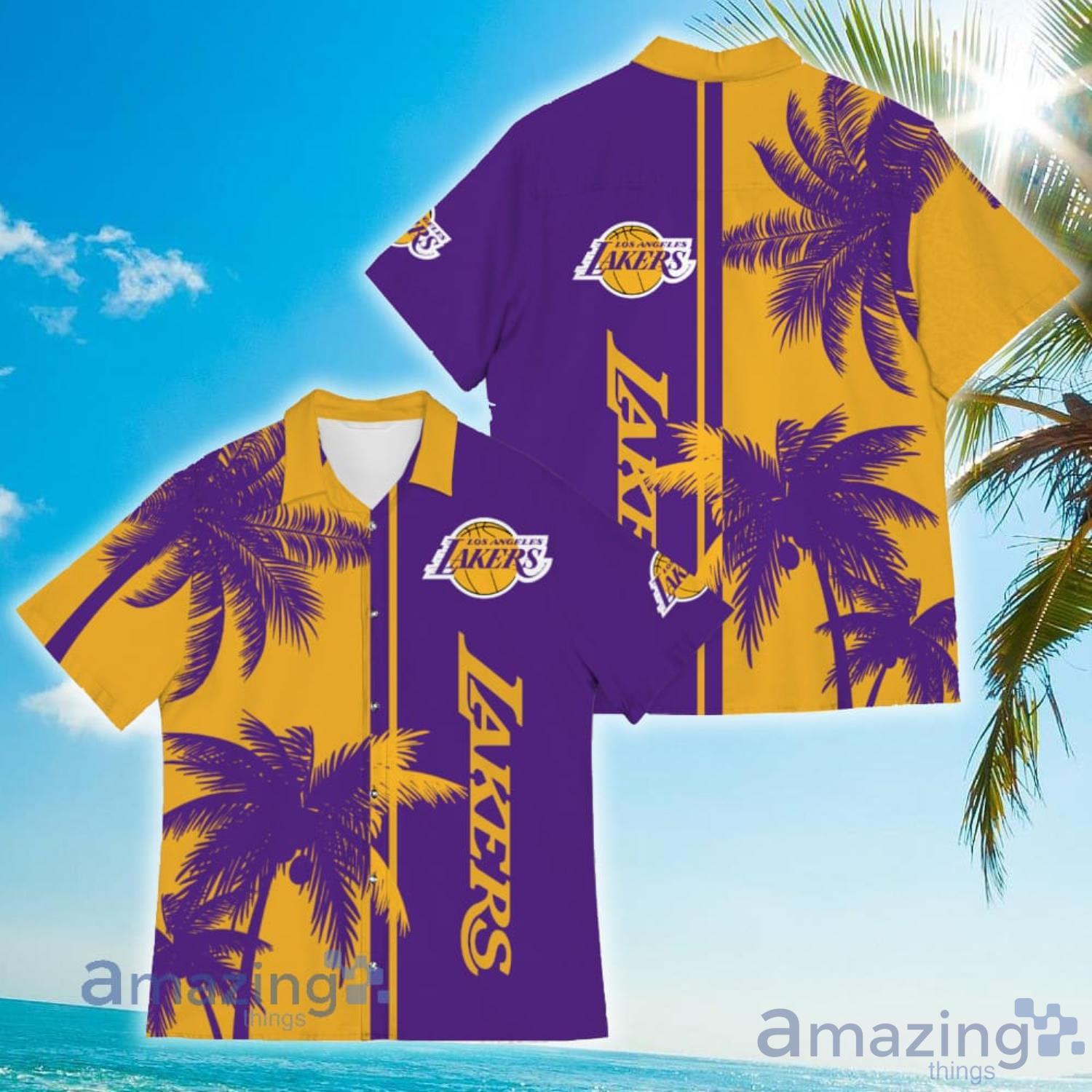 Los Angeles Lakers CoConut Vintage Hawaiian Shirt For Men And Women Product Photo 1
