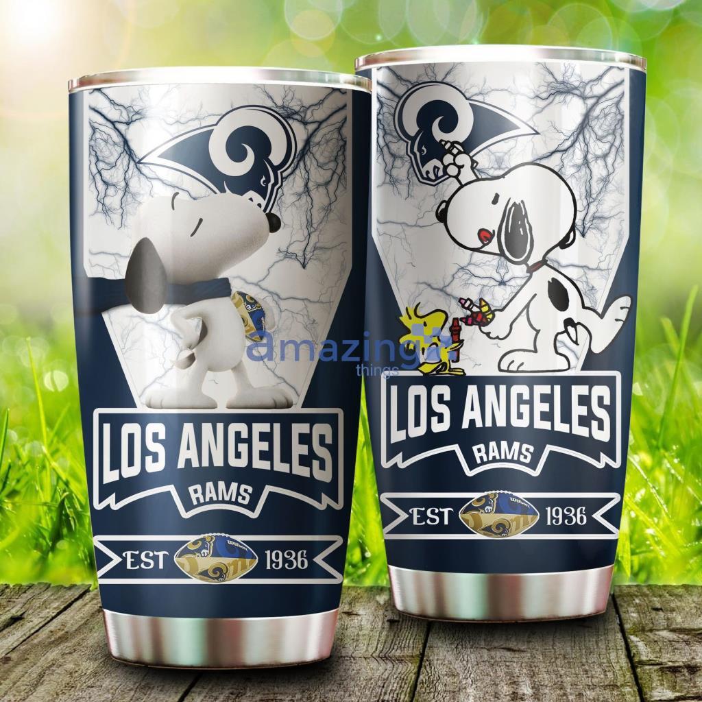 Los Angeles Rams Snoopy  Tumbler - 1