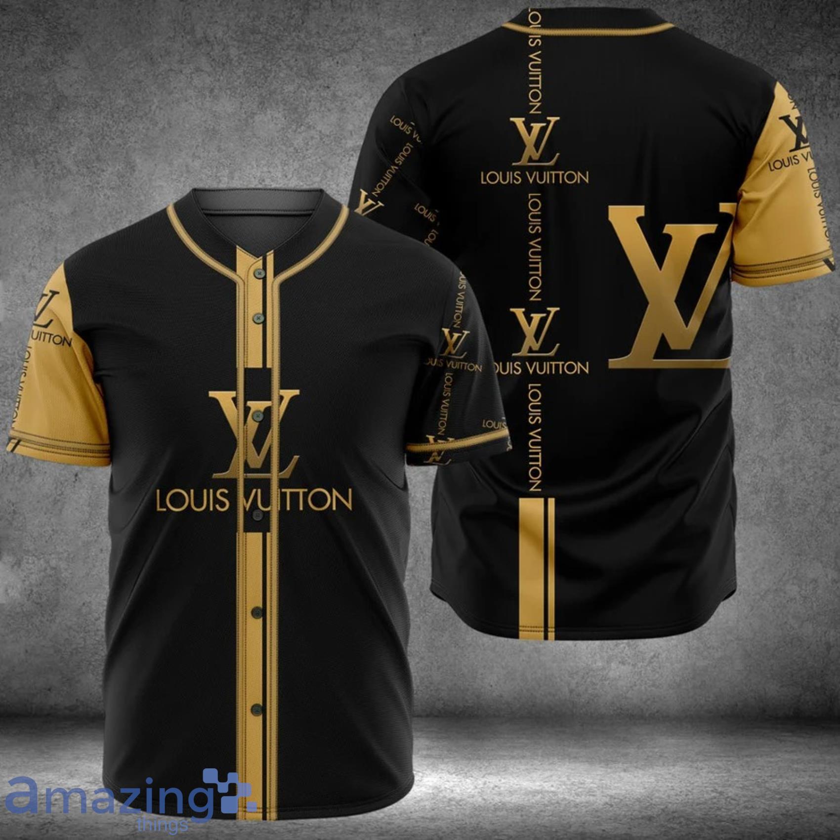 Louis Vuitton Baseball Shirt Black