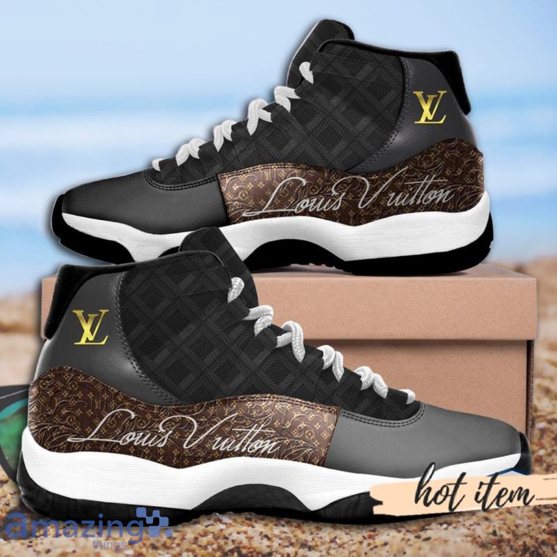 Louis Vuitton Golden Logo Air Jordan 13 Sneaker Shoes