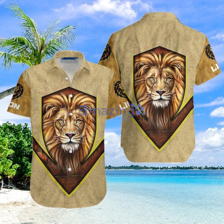 Love Lion Aloha Hawaiian Shirt Summer Gift For Men And Women Product Photo 1